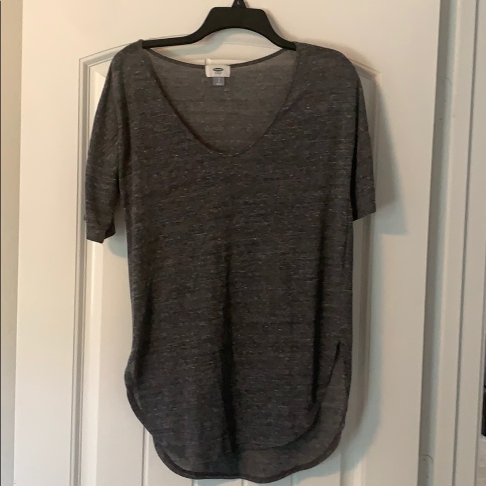 Grey tunic top